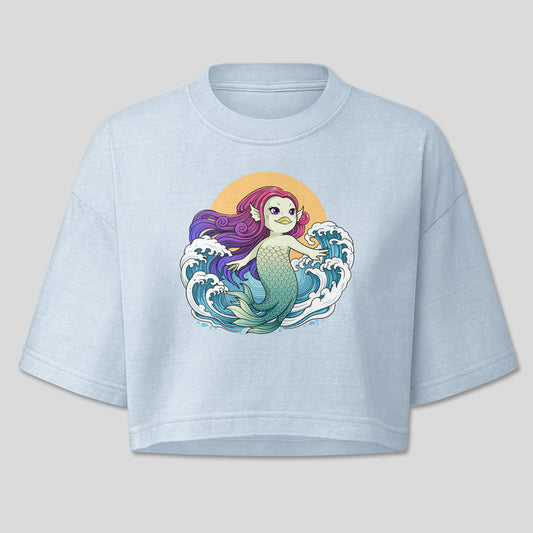 Amabie cropped tee by Yokai Factory