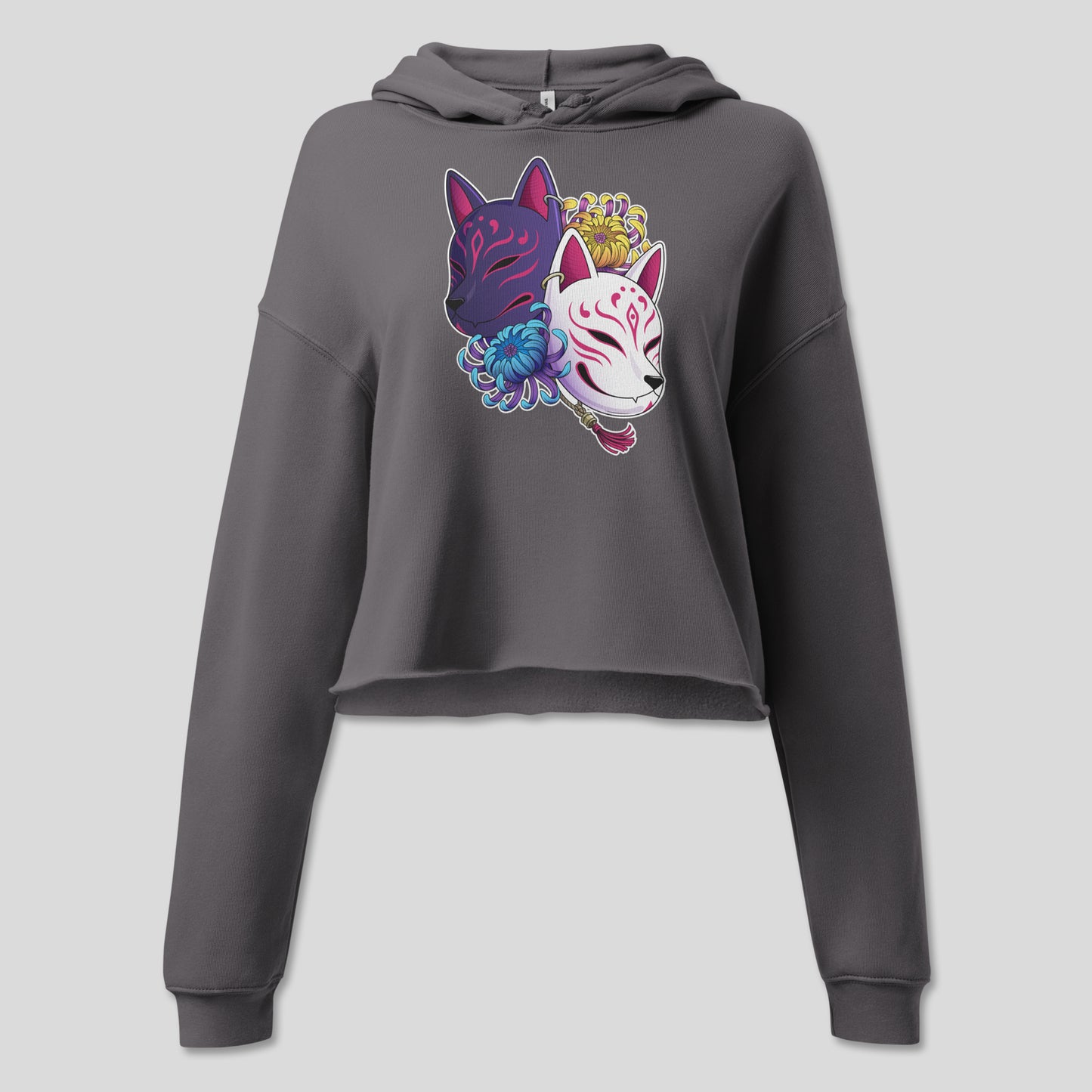 Kitsune Masks - Crop Hoodie