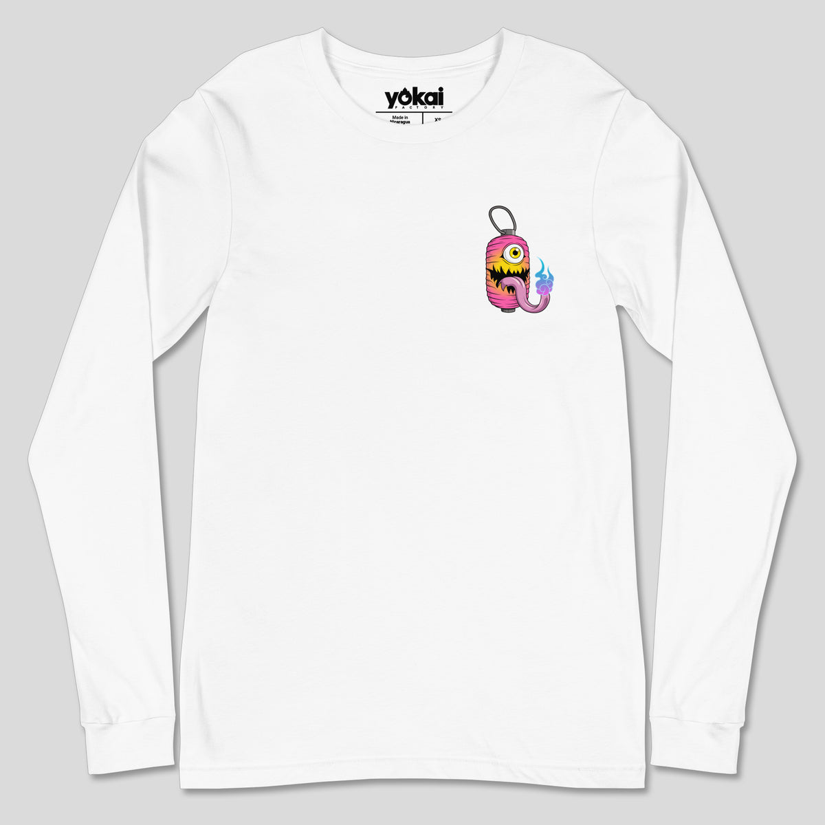 Tanuki & Chochin Obake - Unisex Long Sleeve Tee
