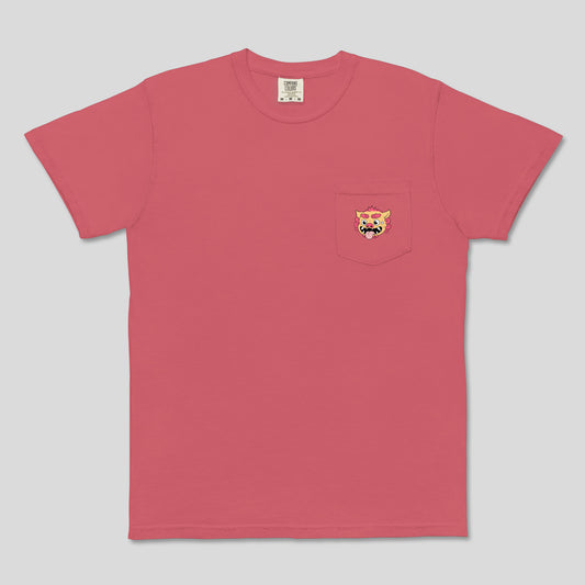 Taro garment-dyed pocket t-shirt by Yokai Factory
