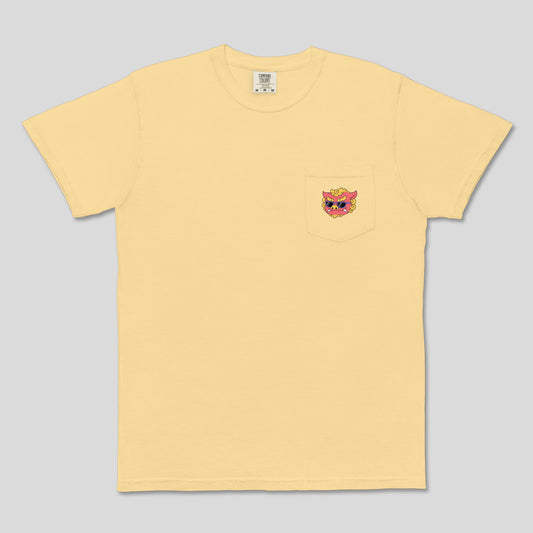 Pachi garment-dyed pocket t-shirt by Yokai Factory